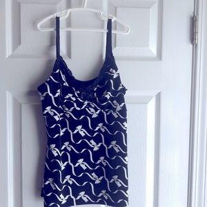 Black and White Dressy Camisole